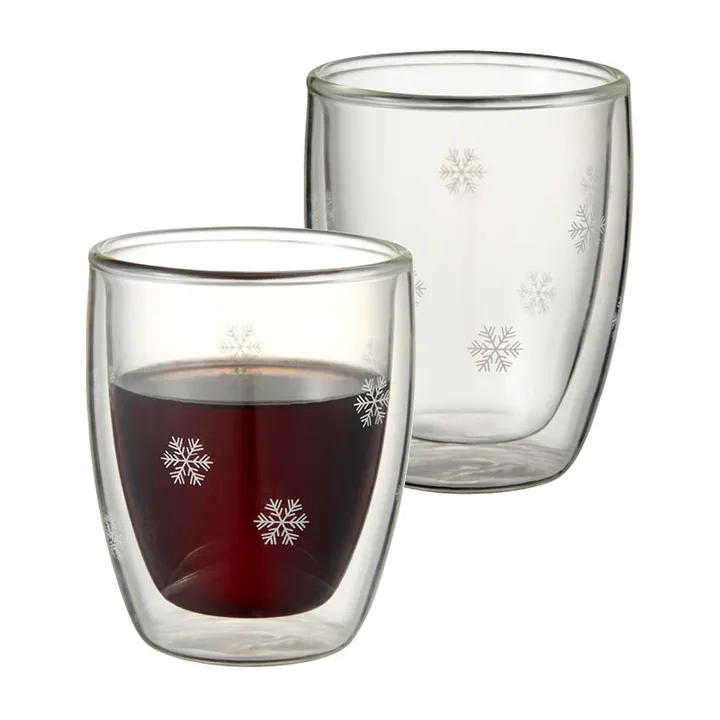 Bicchiere a doppia parete Snöstjärna, confezione da 2 - 13 cl - Dorre