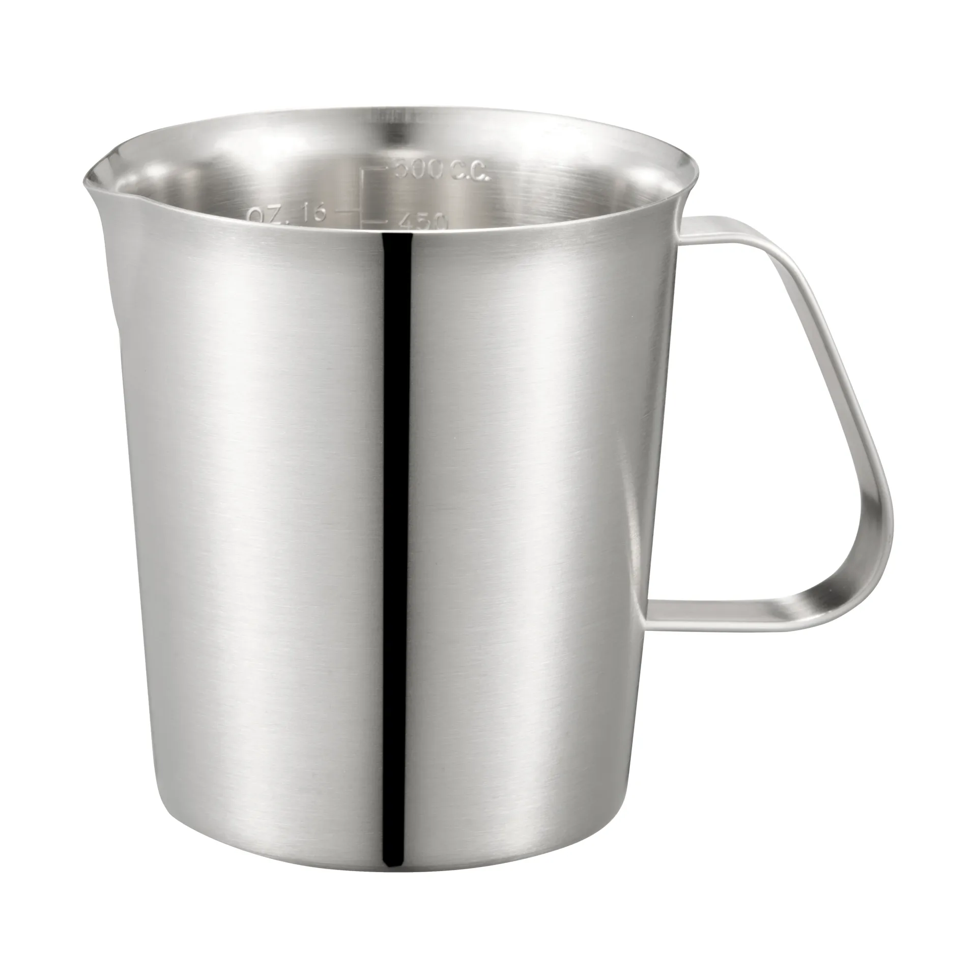 Bicchiere dosatore Max, Acciaio inox, 0,5 L Dorre