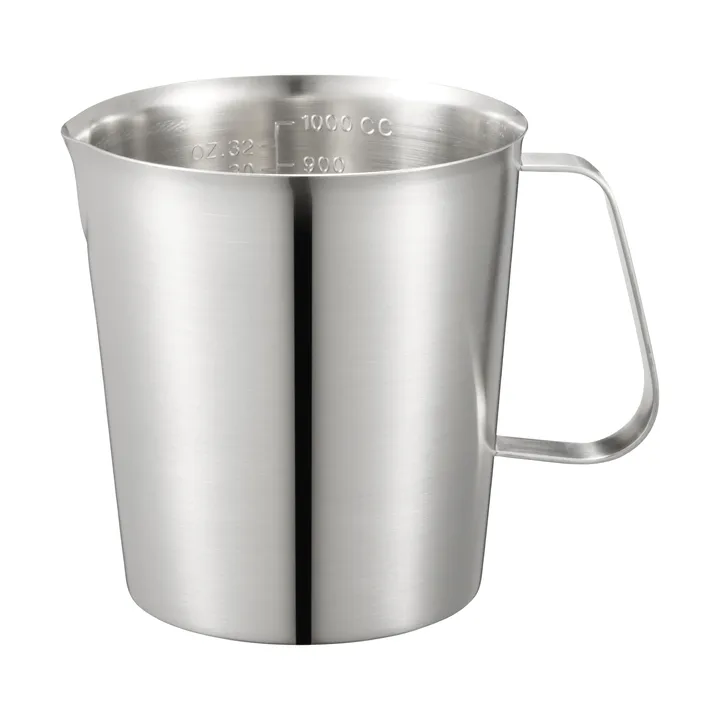 Bicchiere dosatore Max - Acciaio inox, 1 L - Dorre