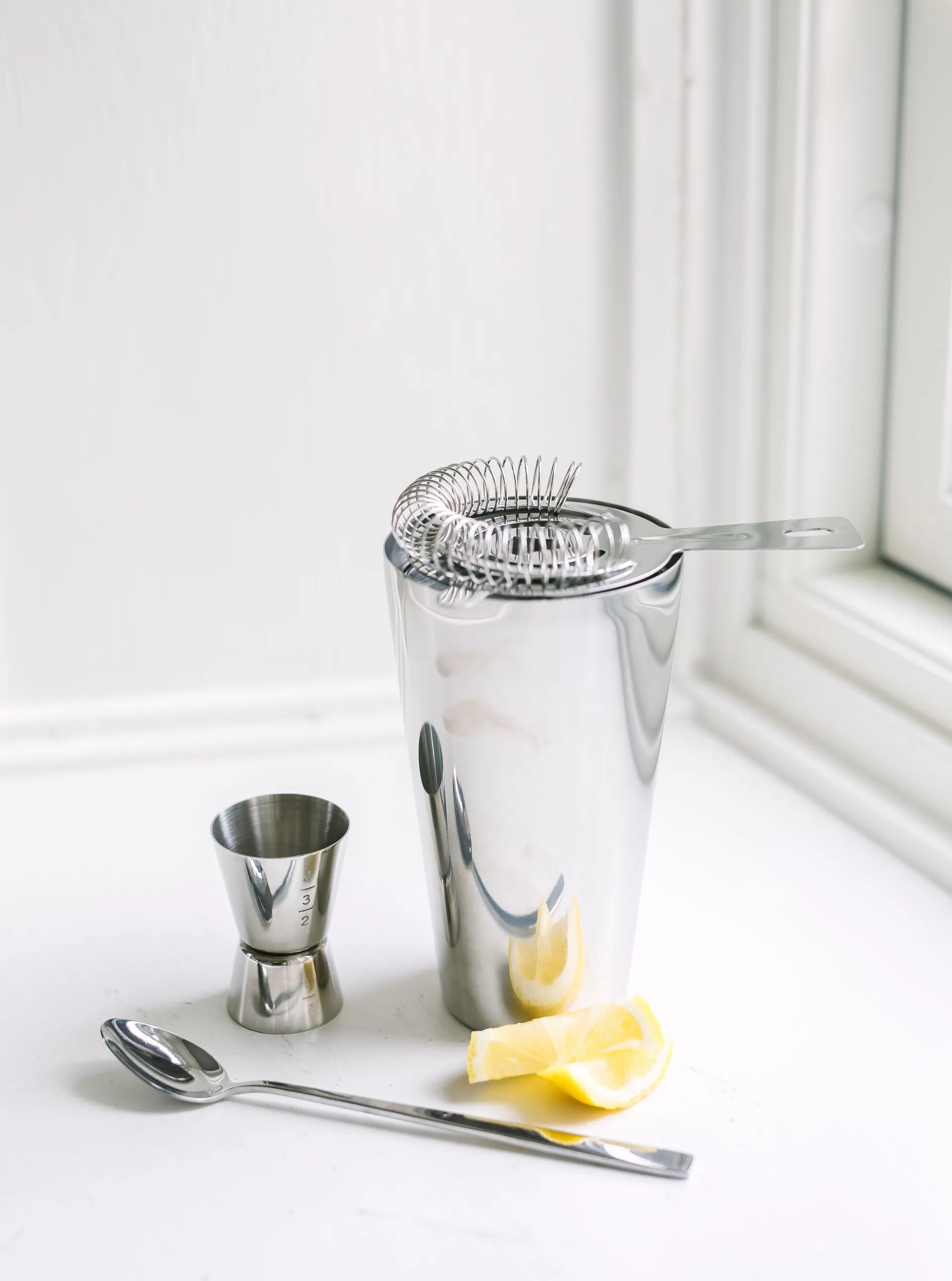 Bicchiere graduato Braddon 4 cl, Acciaio inossidabile Dorre