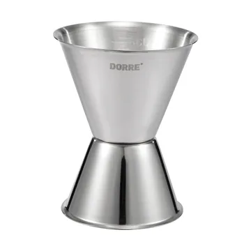 Bobbee accessori bar - acciaio inox, legno, 4 pezzi - Dorre