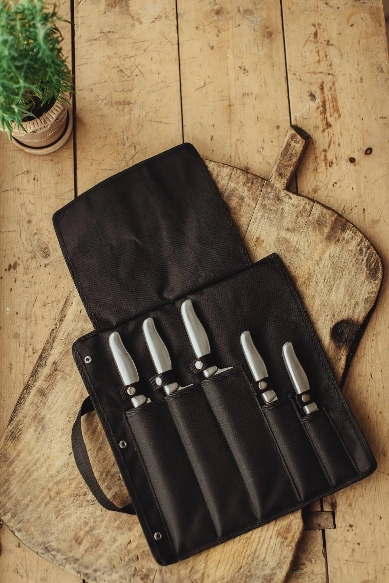 Calgary custodia per coltelli, Acciaio inox, 6 pezzi Dorre
