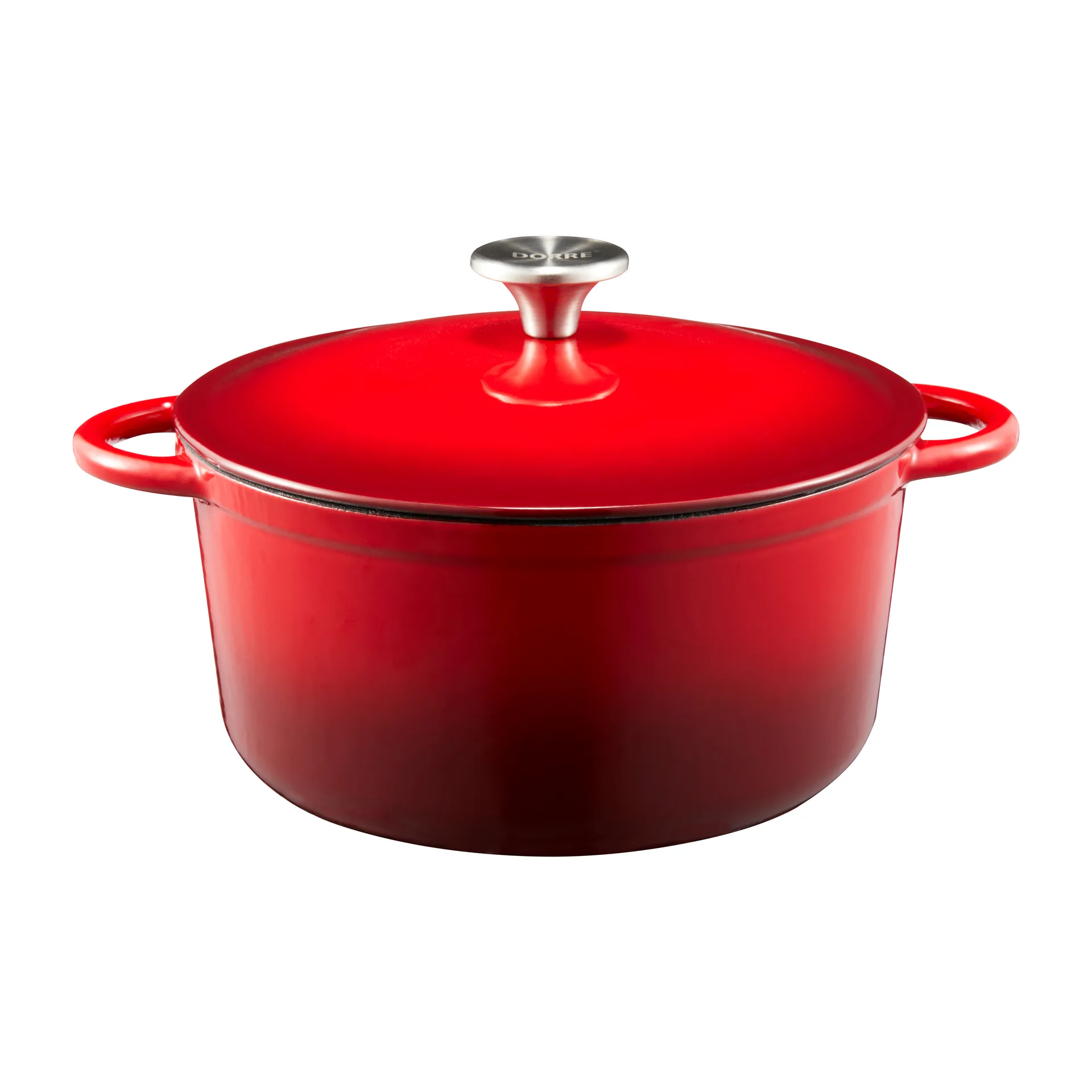 Casseruola Gretl smaltata 4 L, Rosso Dorre