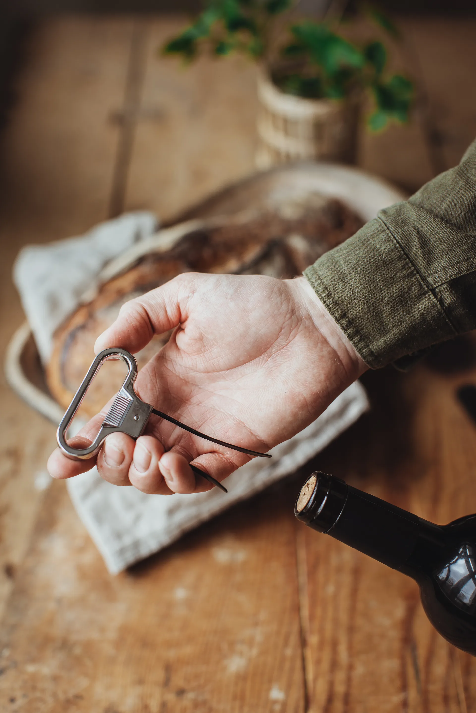 Cavatappi e apribottiglie Vale, Nero-argento Dorre