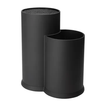 Ceppo per coltelli e portautensili Vida 23 cm - Nero - Dorre