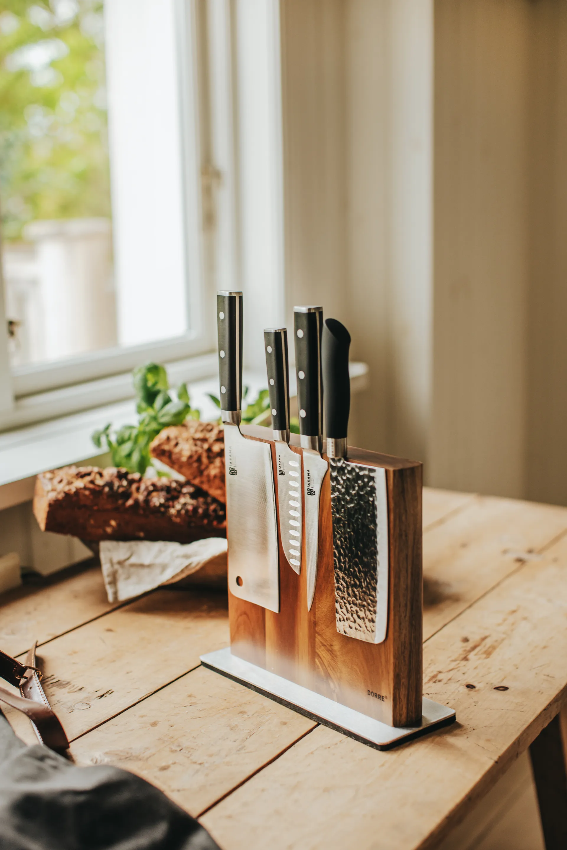 Coltello da chef cinese 30 cm Akira, Nero Dorre