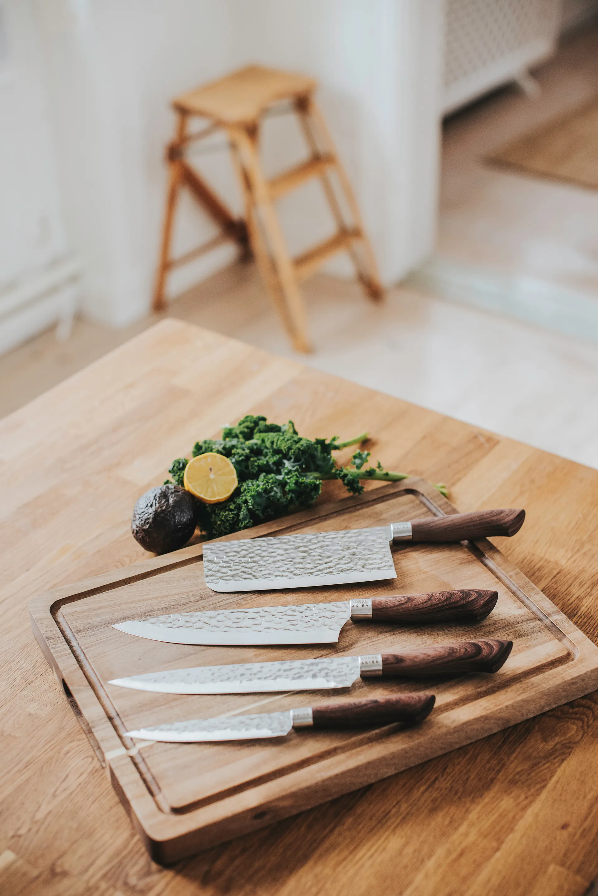 Coltello da chef cinese Akira 30 cm, Marrone Dorre