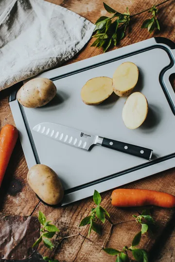 Coltello santoku 13 cm Asama - Maniglia nera - Dorre