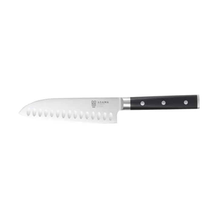 Coltello Santoku Asama 18 cm - Acciaio inossidabile - Dorre