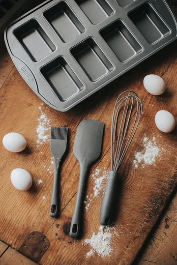 Cookie set utensili - Grigio, in silicone, 3 pezzi - Dorre