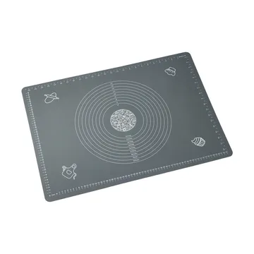 Cookie tappetino da forno - Grigio, XL, in silicone, 50x70 cm - Dorre