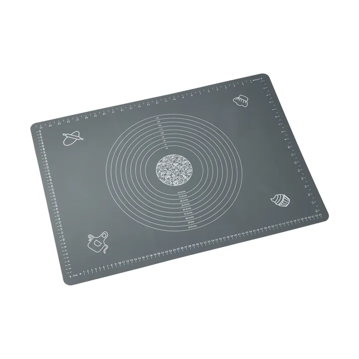 Cookie tappetino da forno - Grigio, XL, in silicone, 50x70 cm - Dorre