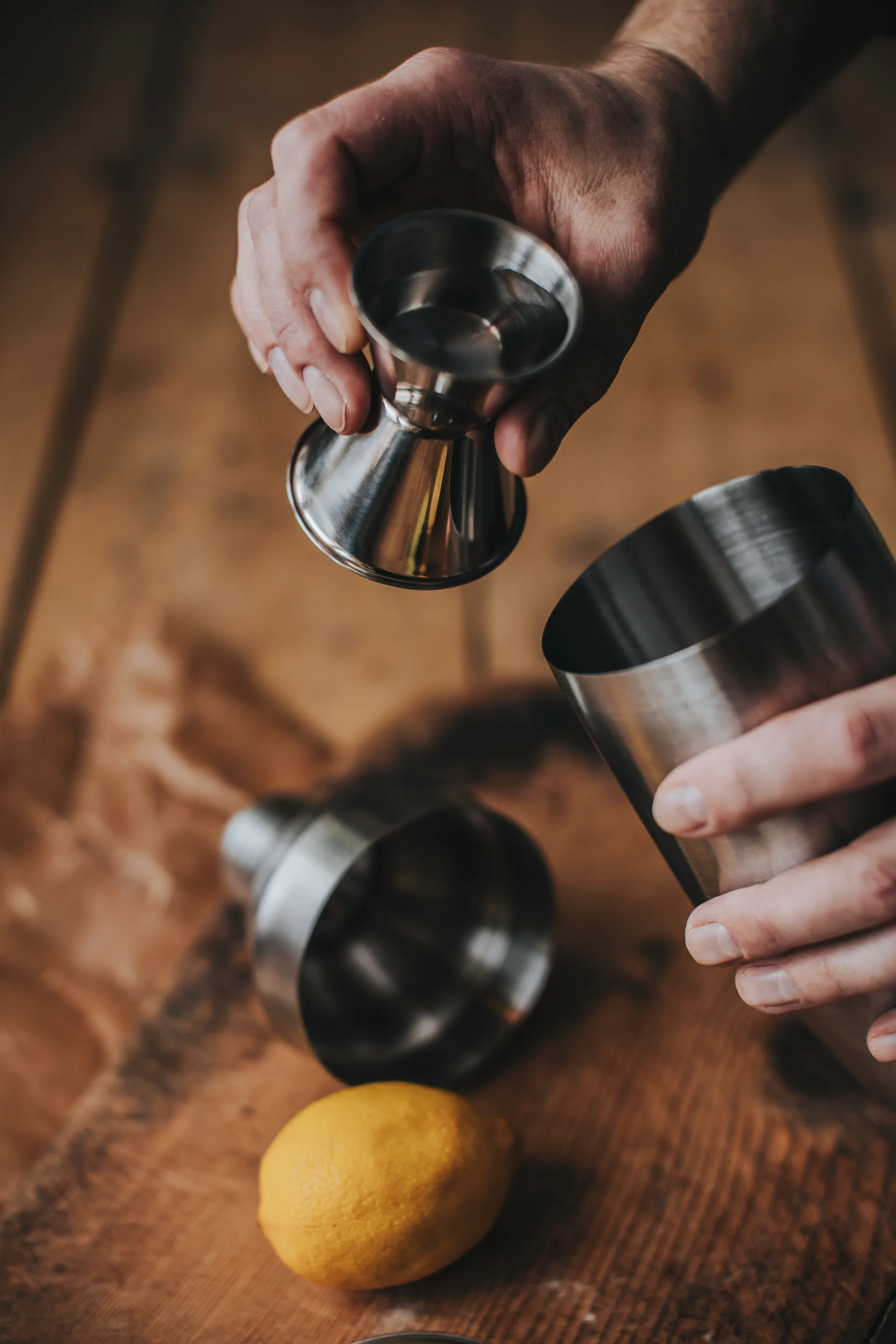 Dosatore reversibile Maya 4-6 cl, Argento Dorre