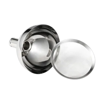 Imbuto decantatore Valu con filtro - Acciaio inossidabile - Dorre