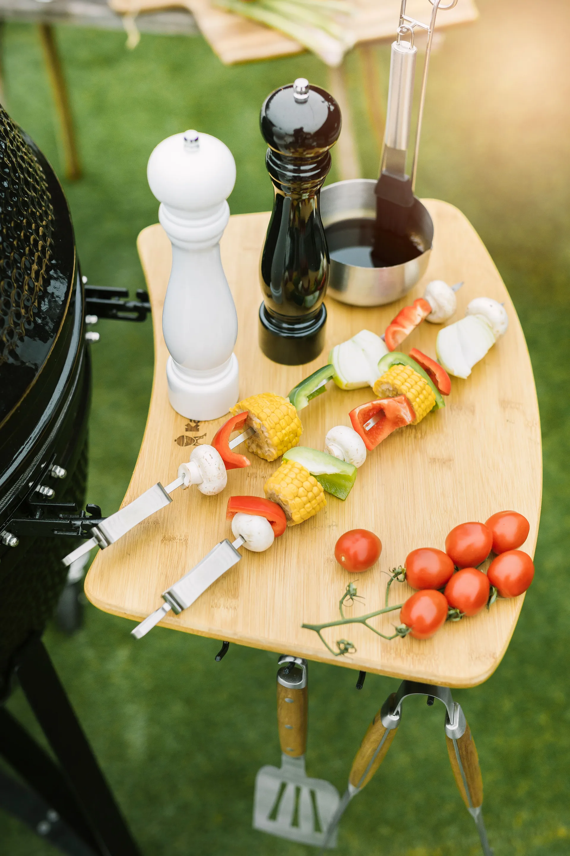 Macina pepe e sale alto e liscio 27 cm Karou, Bianco Dorre