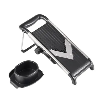 Mandolina Mara con supporto - 31,3x14,2x10,5 cm - Dorre