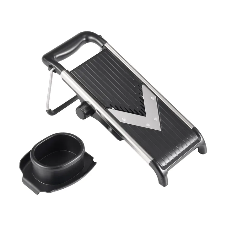 Mandolina Mara con supporto - 31,3x14,2x10,5 cm - Dorre