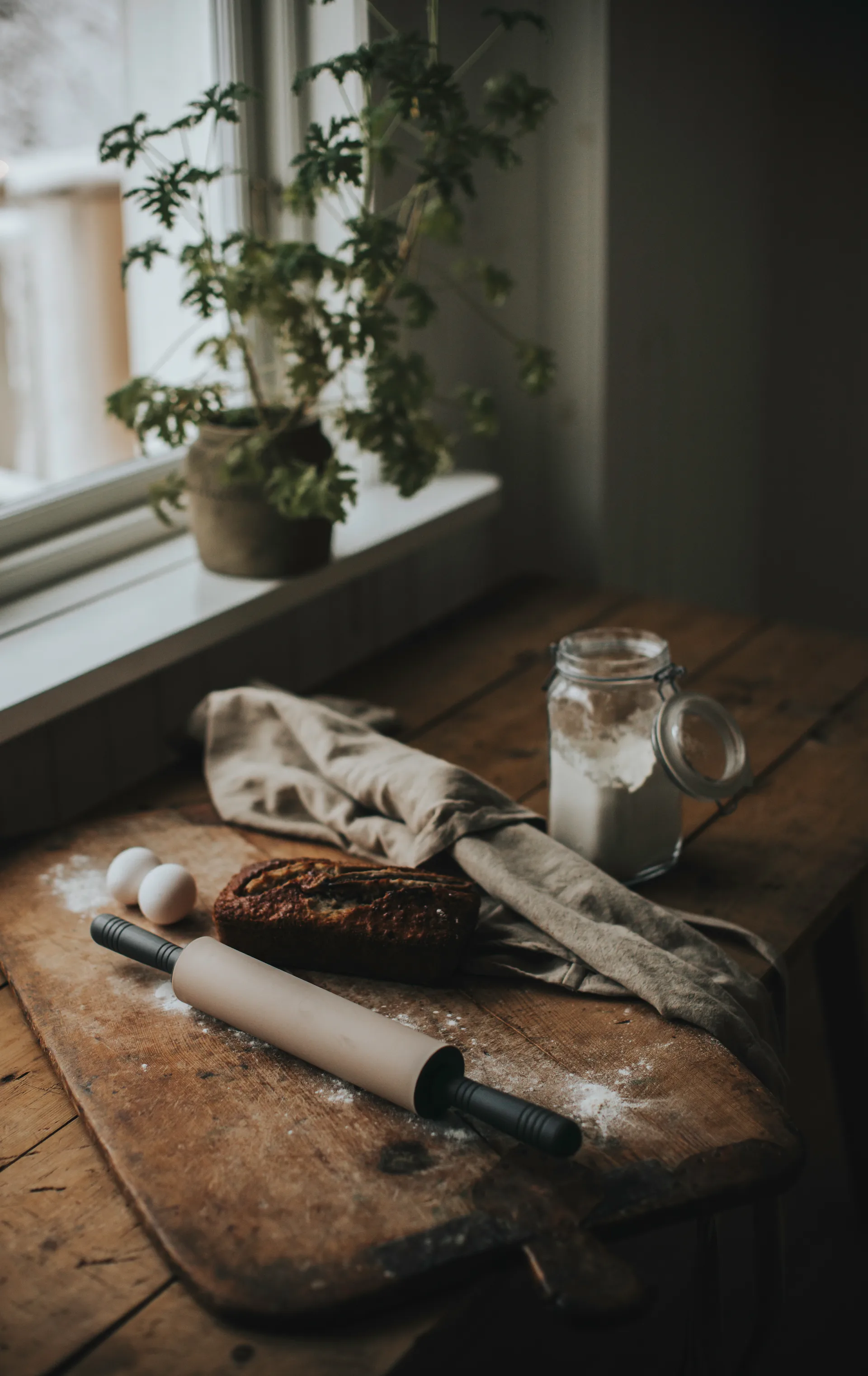 Mattarello Cookie 48 cm, Beige Dorre