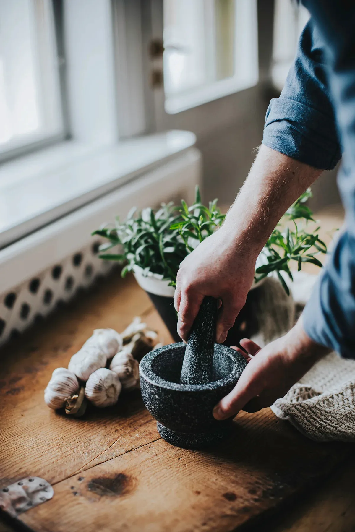 Mortaio Birkedal Ø 13 cm, Granito Dorre