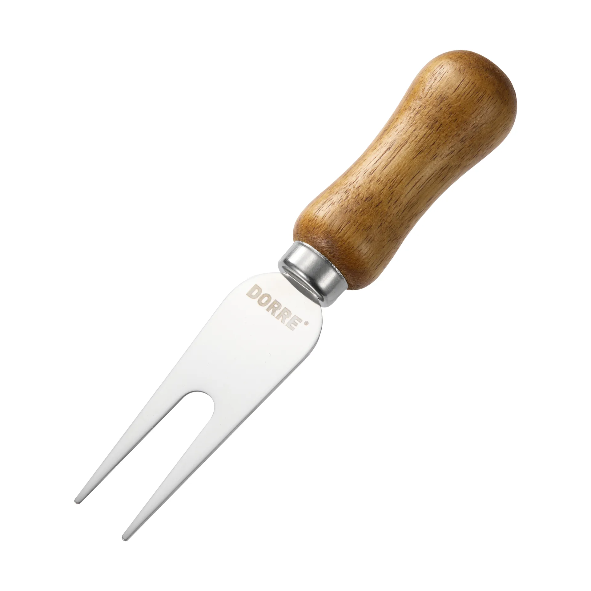 Olva set di coltelli da formaggio, legno di acacia, acciaio inox, 3 pezzi, 13 cm Dorre