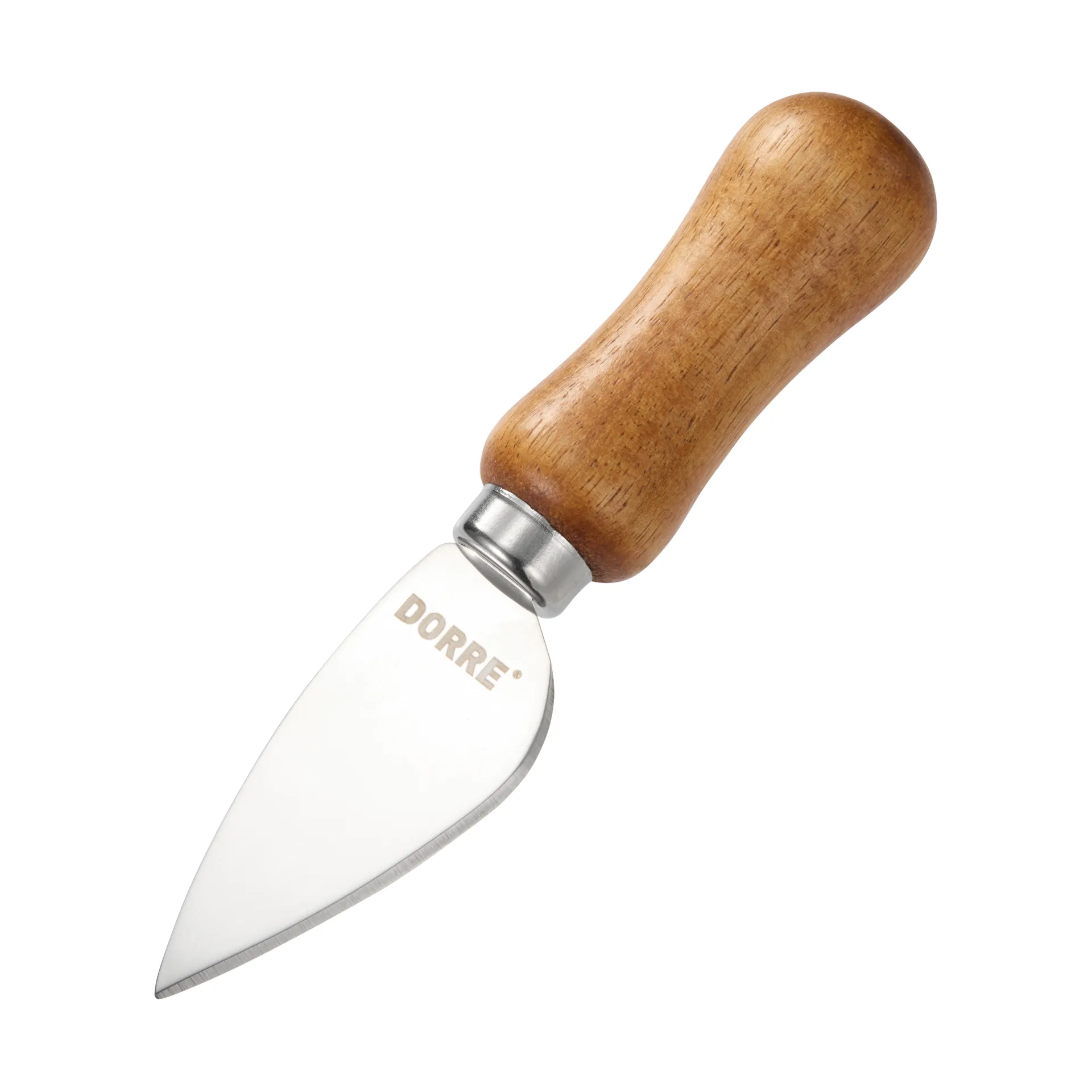 Olva set di coltelli da formaggio, legno di acacia, acciaio inox, 3 pezzi, 13 cm Dorre