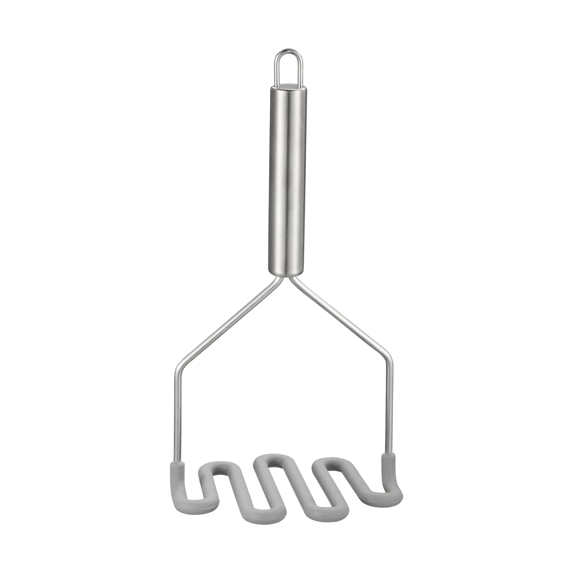 Pam schiacciapatate, acciaio inossidabile, silicone, 24x12x9 cm Dorre