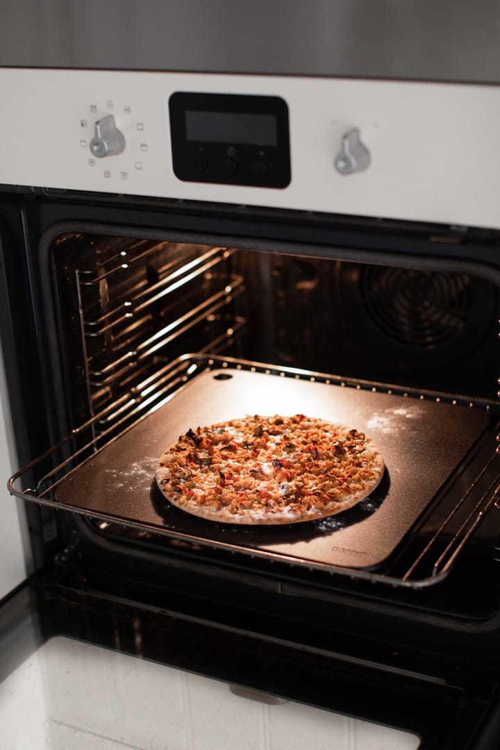 Piastra BBQ per cottura al forno/pizza 36x36 cm - Acciaio - Dorre