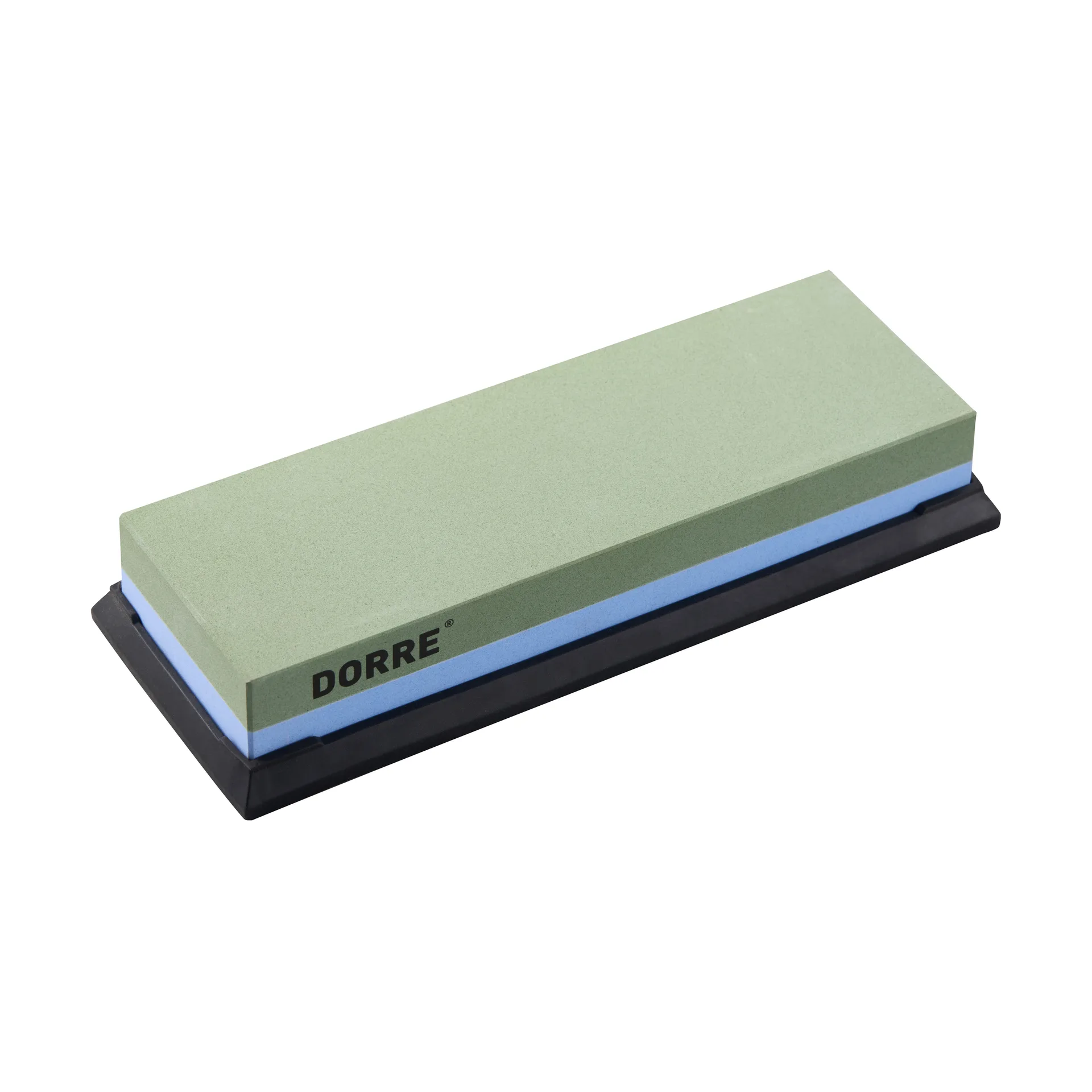 Pietra per affilare Suri con base in gomma 18×6×3 cm, 1000/3000 grit Dorre