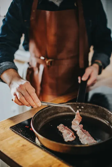 Pinzetta da cucina curva Miah 24×2,5 cm - Acciaio inossidabile - Dorre