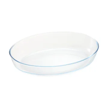 Pirofila Urit - Vassoio in vetro, ovale, 35x24 cm - Dorre