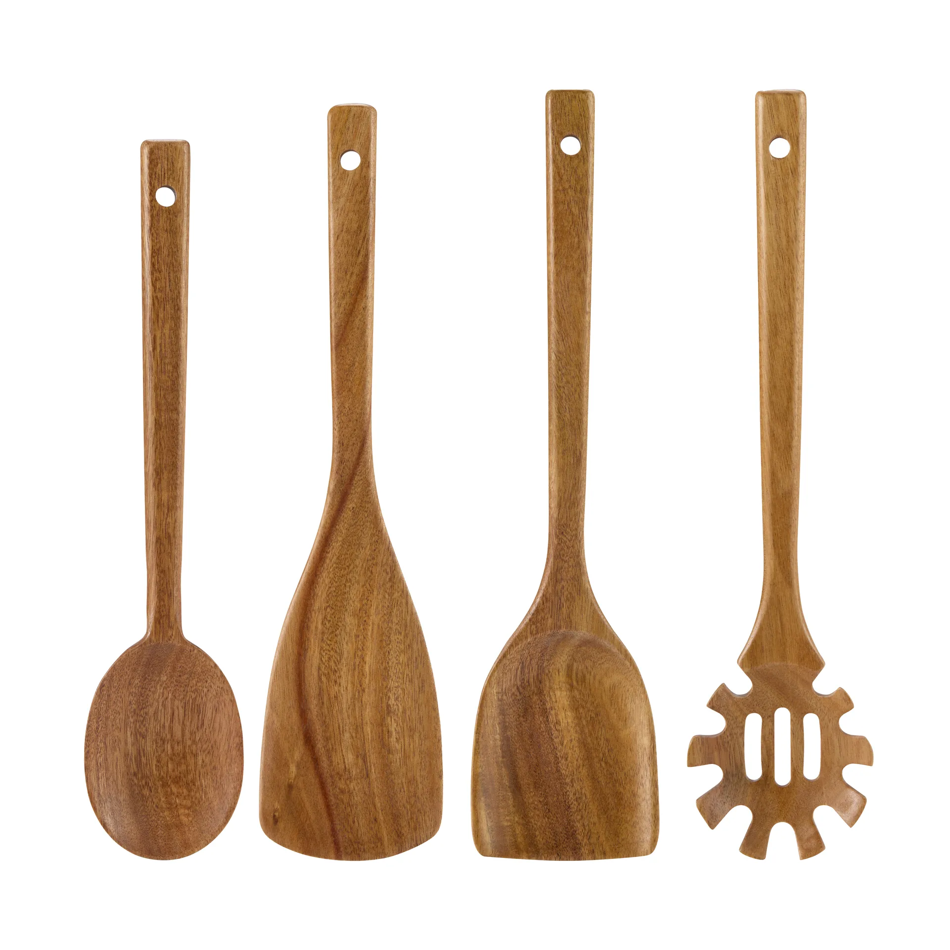 Rey set utensili, acacia, 4 pezzi Dorre