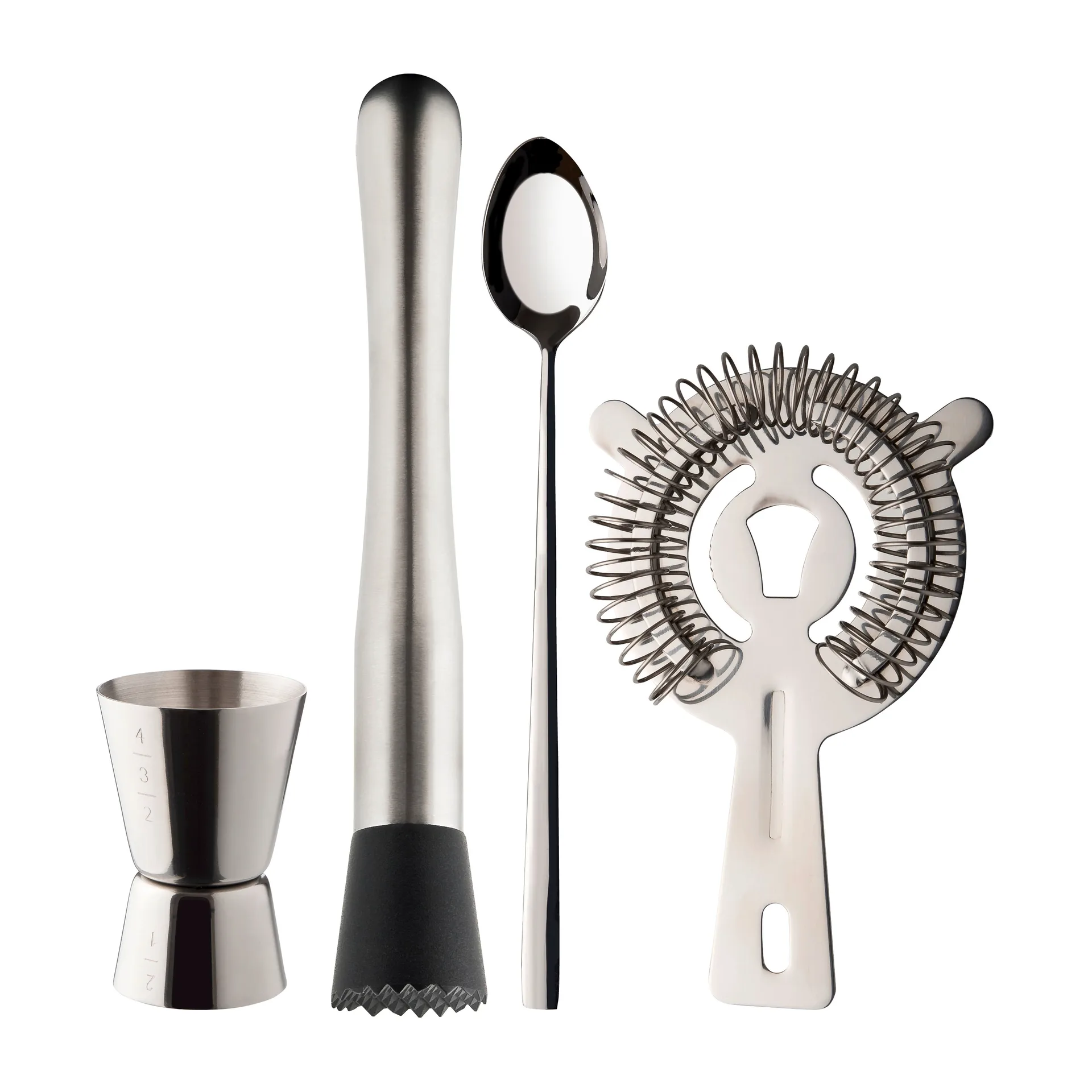 Servizio da bar 4 pezzi Dillon , Acciaio inossidabile Dorre