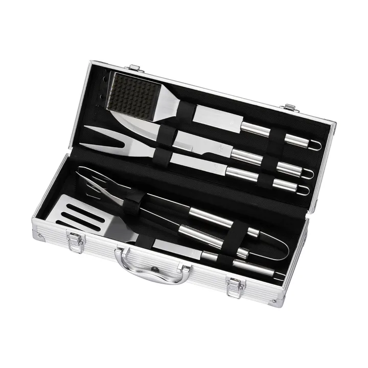 set barbecue BBQ - acciaio inossidabile, 5 pezzi, confezione regalo - Dorre