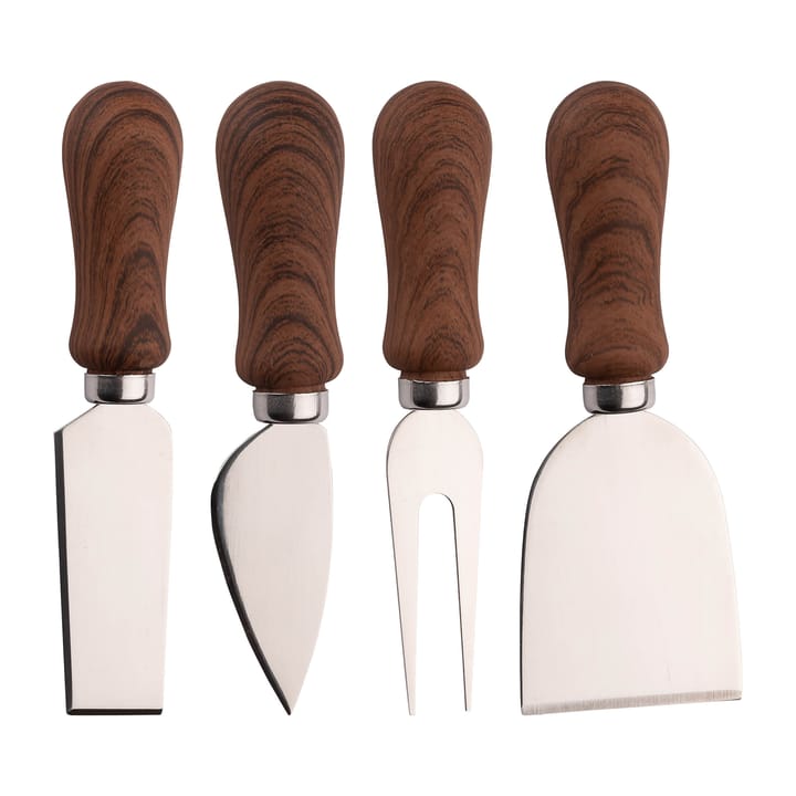 Set coltelli da formaggio Odina 4 pezzi - Acciaio inossidabile - Dorre