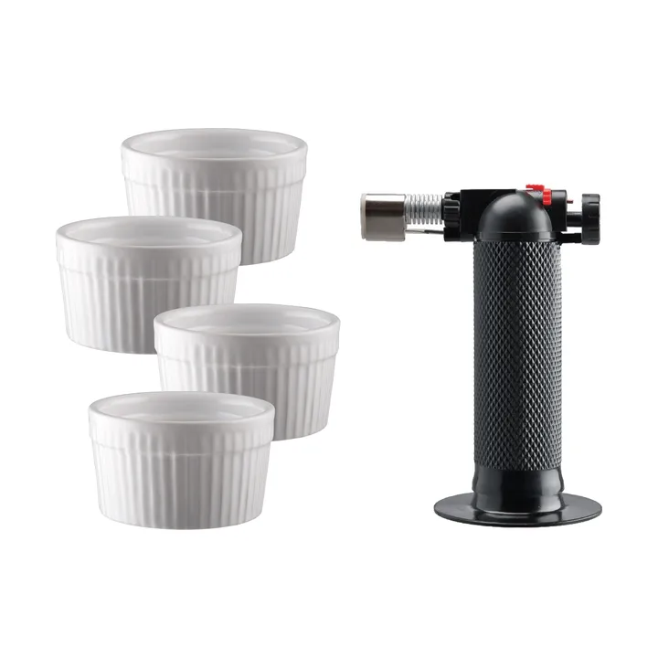 Set da crème brûlée da forno - Ceramica, 5 pezzi - Dorre