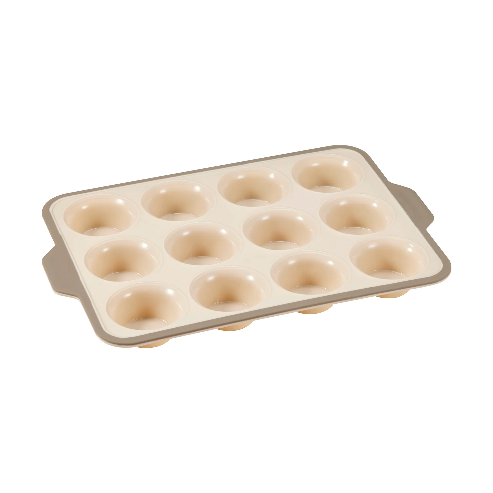 Set di 12 forme per muffin Cookie, Beige Dorre