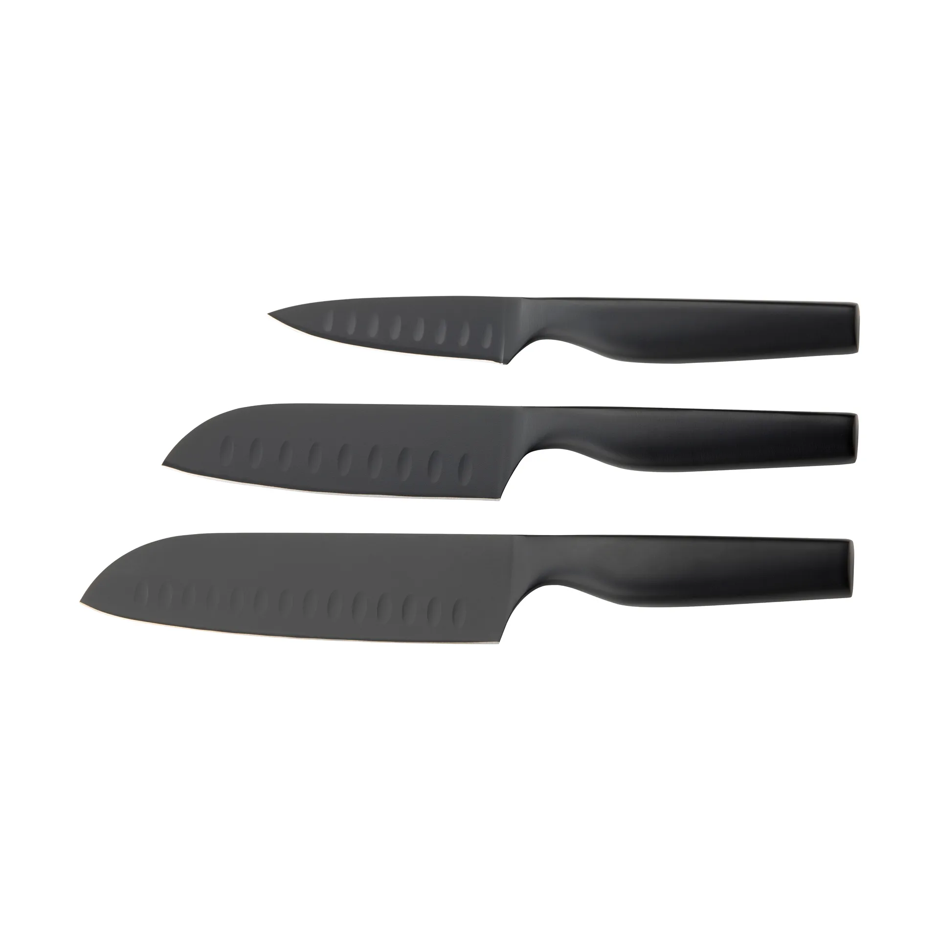 Set di 3 coltelli Sukai, Nero Dorre