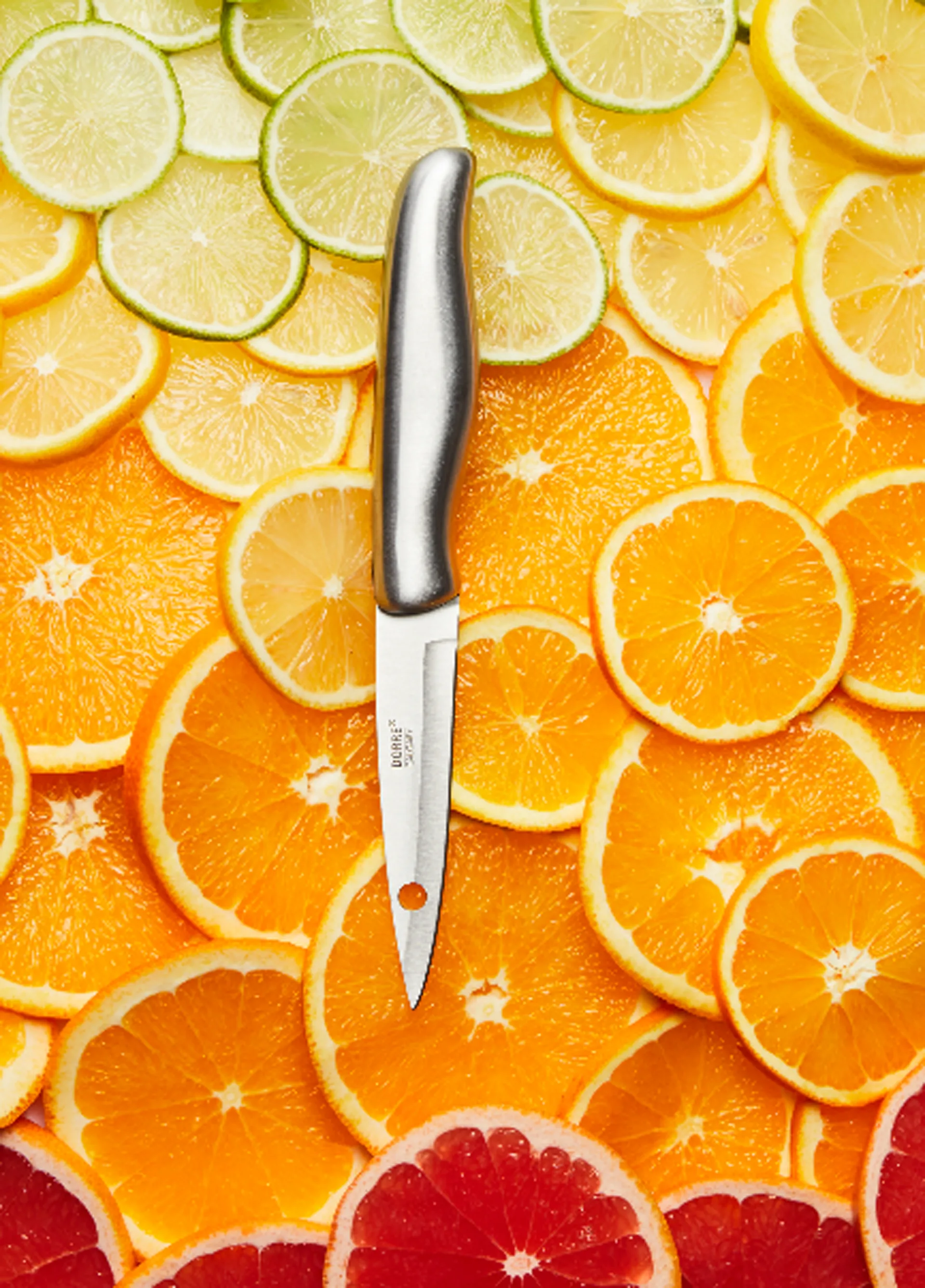 Set di coltelli Calgary 5 pezzi, Acciaio inossidabile Dorre