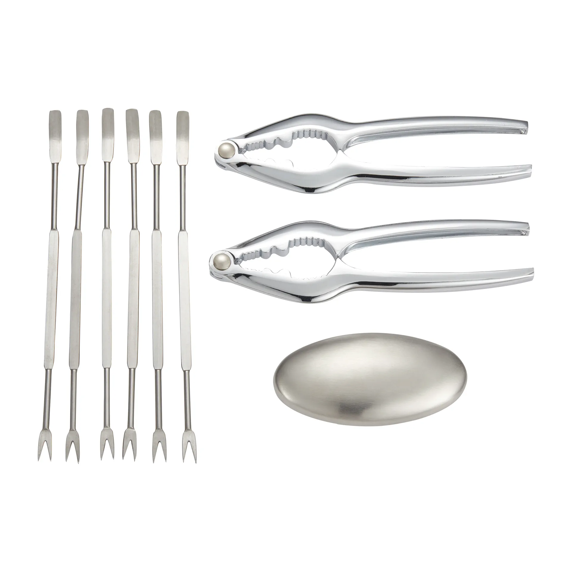 Set per crostacei Skagen 9 pezzi, Acciaio inossidabile Dorre