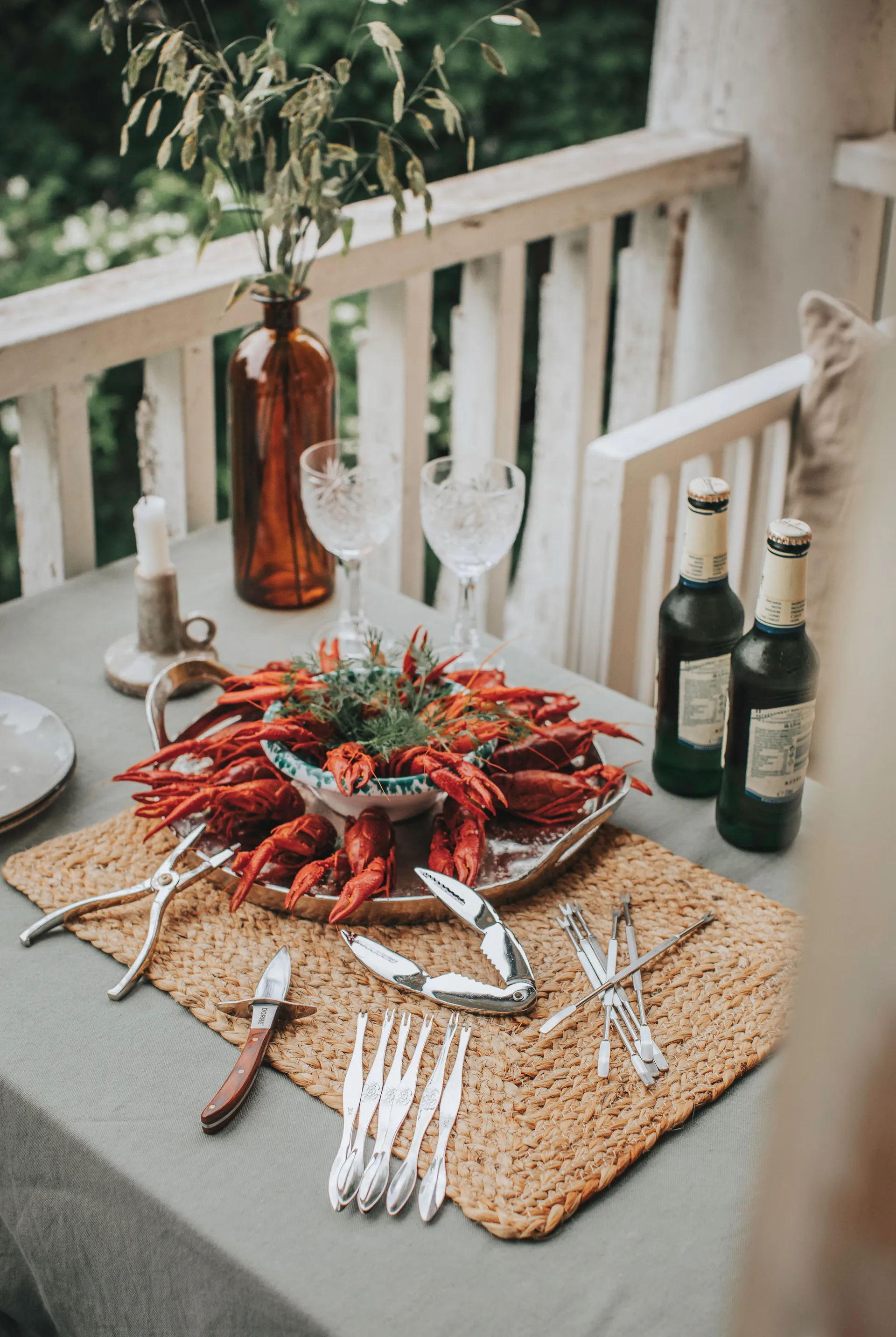 Set per frutti di mare Skai 15 pezzi, Acciaio inossidabile Dorre