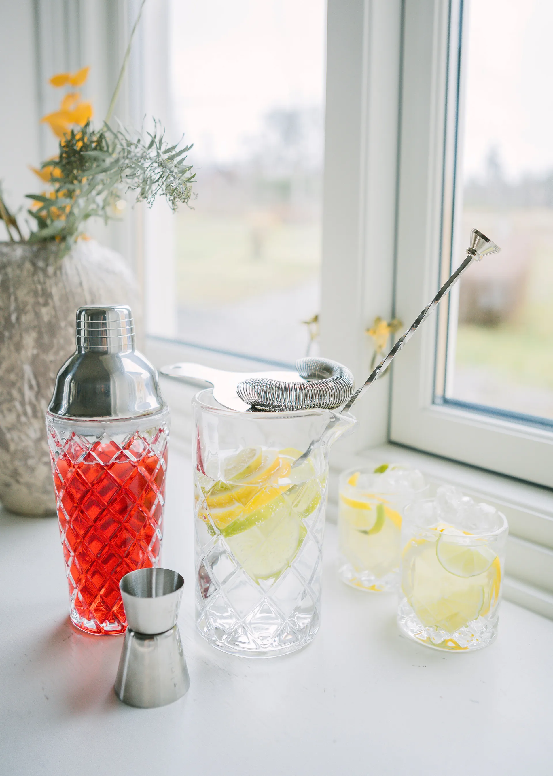 Shaker Dylan 40 cl, Vetro-acciaio inossidabile Dorre