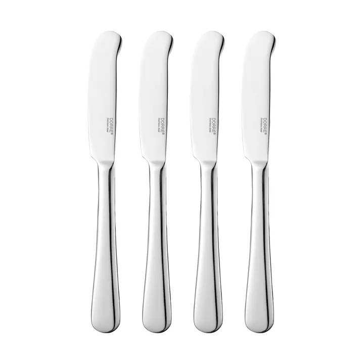 Sheli spalma burro - Acciaio inox, 4 pezzi, 16,2 cm - Dorre