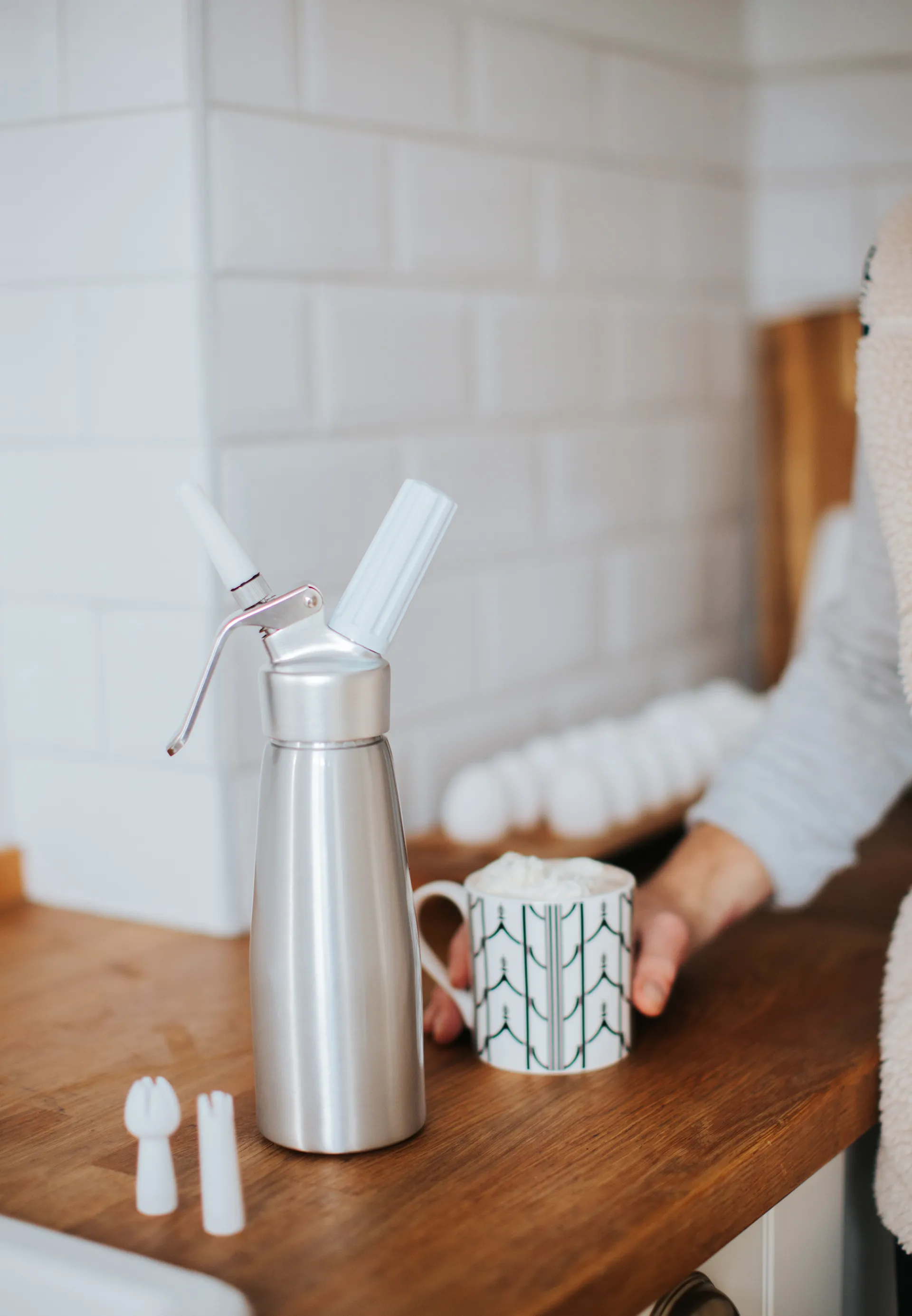 Sifone Grette 0,5 litri, Argento Dorre