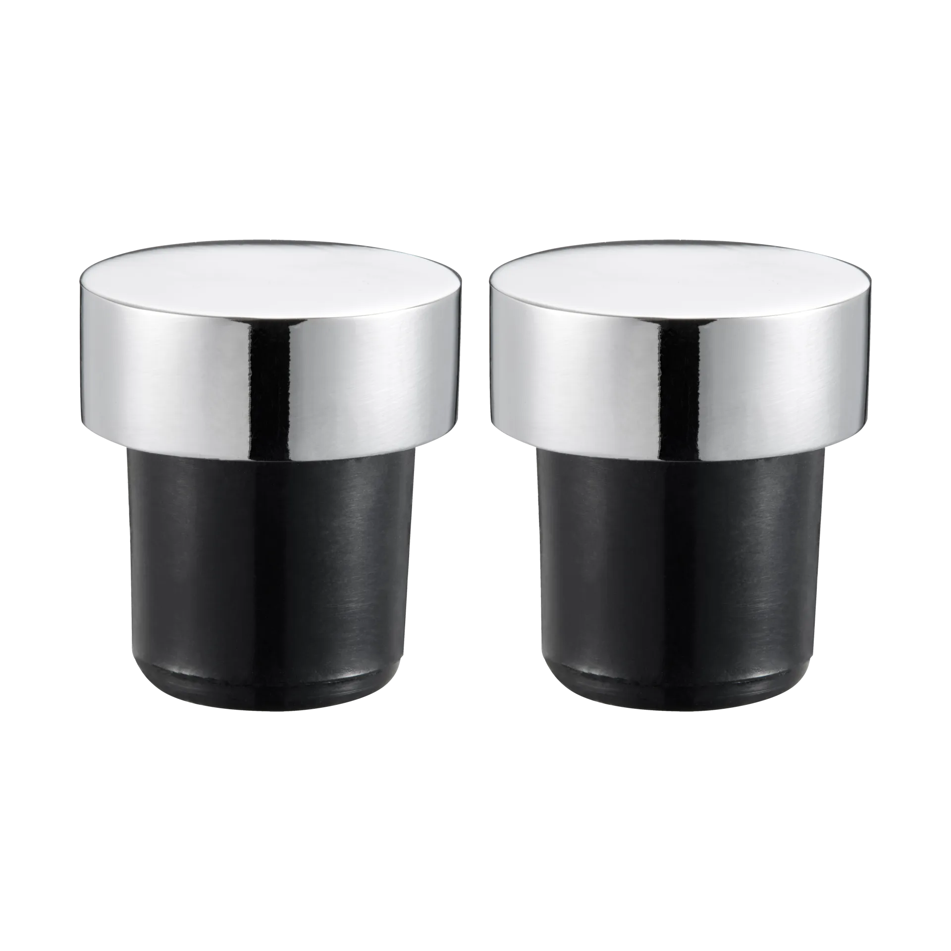 Sigillabottiglie Valli 2 pezzi 3 cm, Cromo Dorre