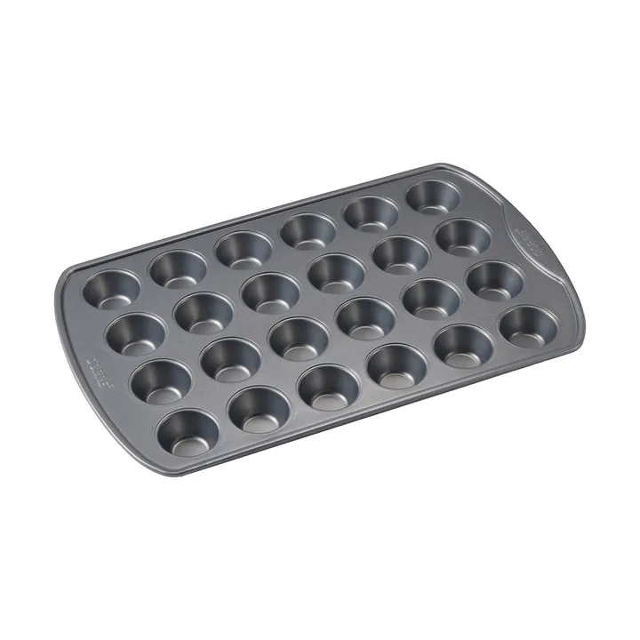Stampo per muffin in acciaio al carbonio 24 cavità Karabo - 42,5×26×2,8 cm - Dorre