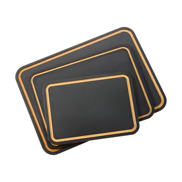 Tagliere Sami in fibra di legno pressata - nero, 44x32,5 cm - Dorre