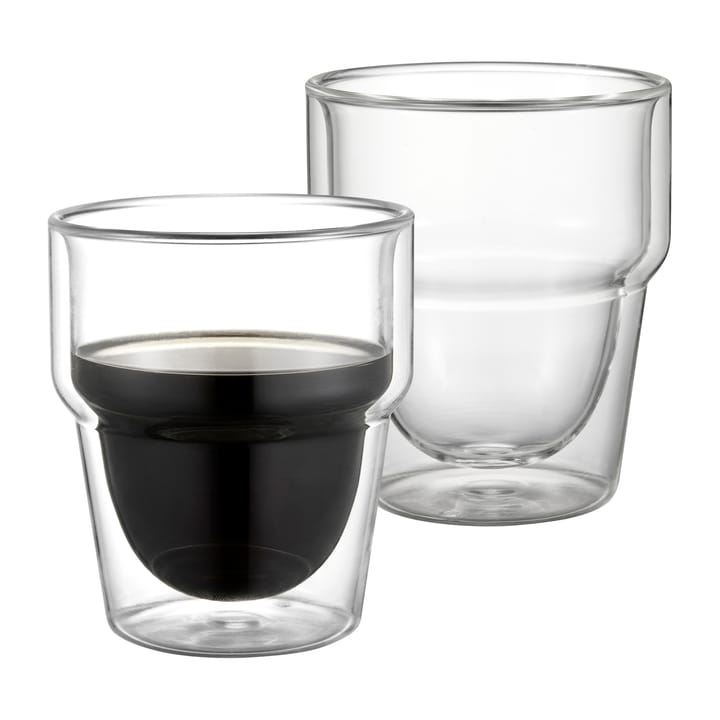 Tazza da caffè Kenya 32 cl, confezione da 2 - Vetro - Dorre