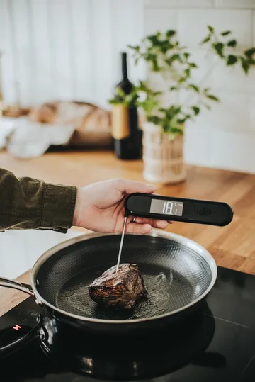 Termometro da cucina 2-in-1 sonda e termometro Trina - Nero - Dorre