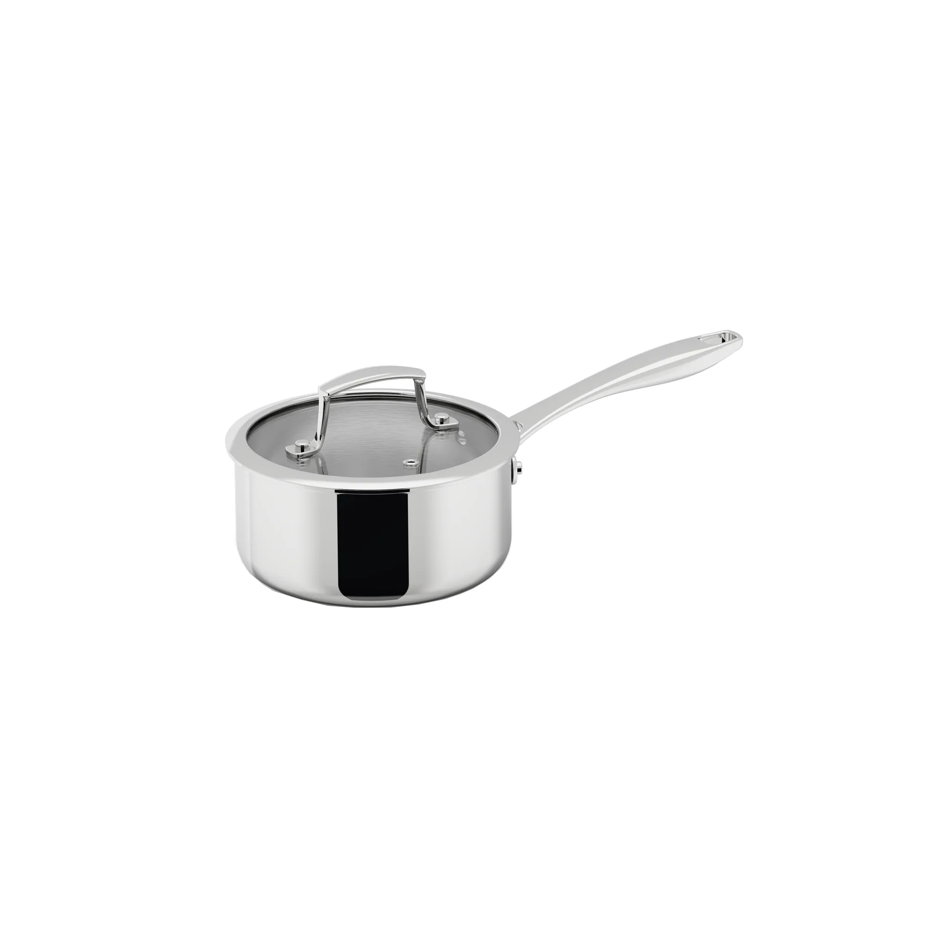 Trivence casseruola, Acciaio inox, coperchio in vetro, 1,5 L Dorre