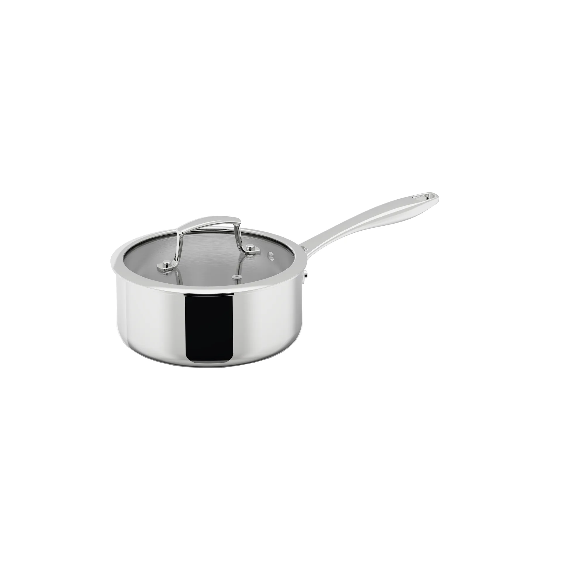 Trivence casseruola, Acciaio inox, coperchio in vetro, 2 L Dorre